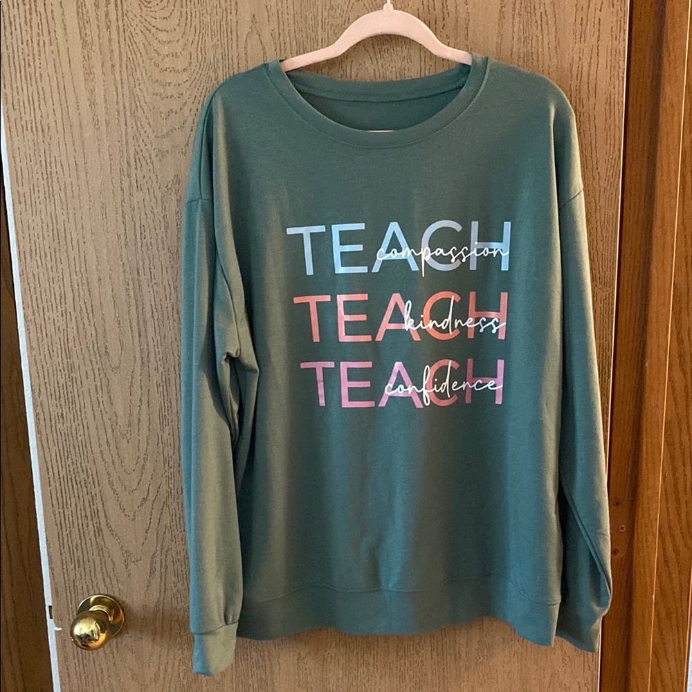 Green Graphic Kids Sweatshirt